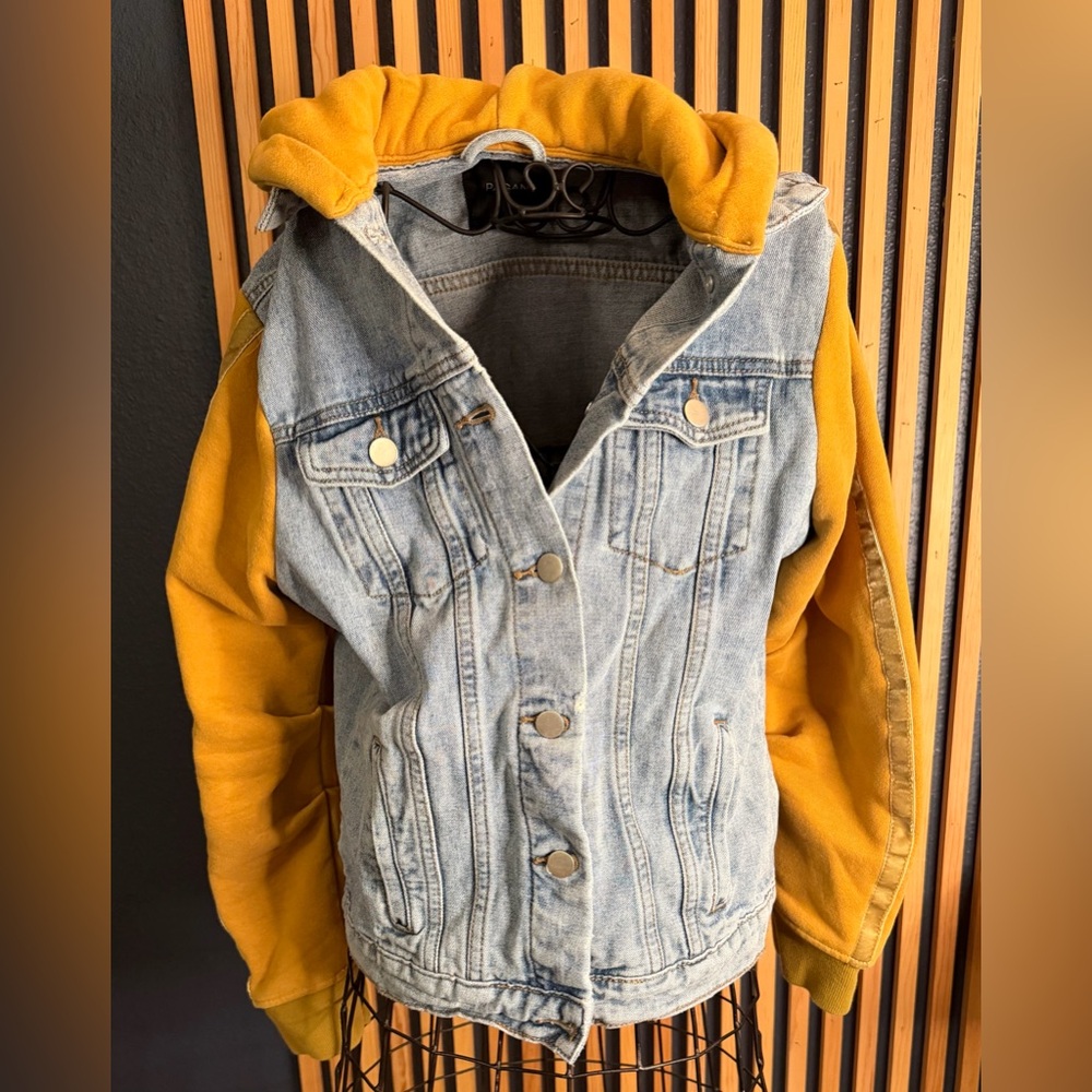 Denim and Yellow Jean Jacket